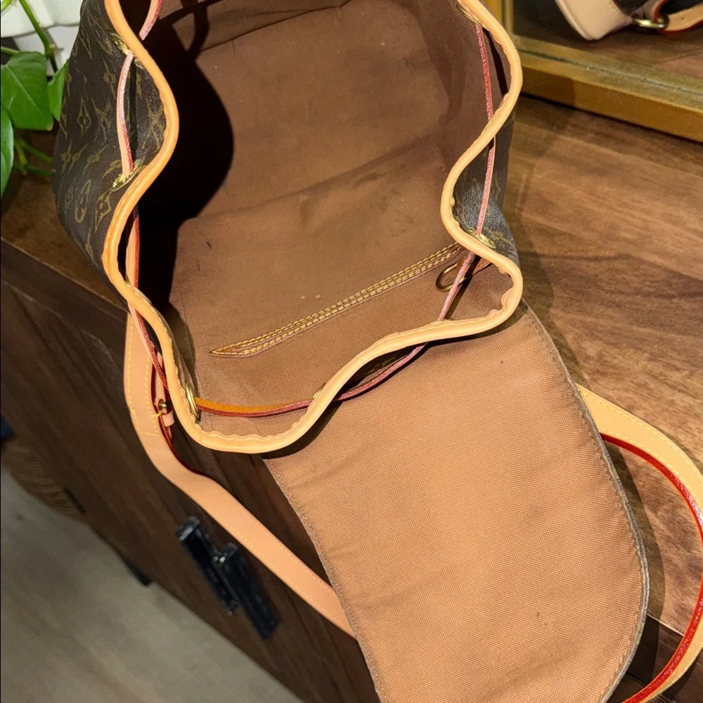 Louis Vuitton Montesouris mm Brown vintage Monogram Backpack
